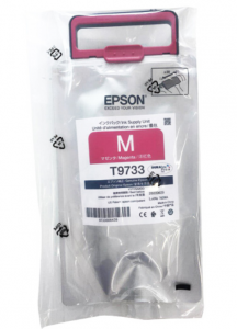爱普生（EPSON）T9733M原装洋红色墨水袋适用(PX-