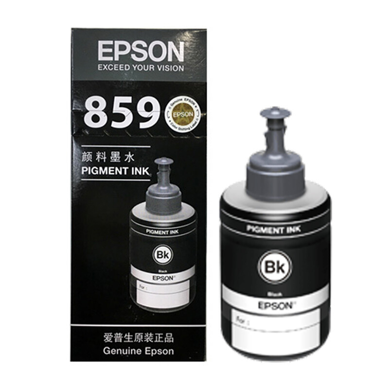 爱普生（EPSON）T8591黑色墨水140ML大容量约60