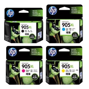 惠普(HP)分体式墨盒HP905XL大容量墨盒四色一套适用于