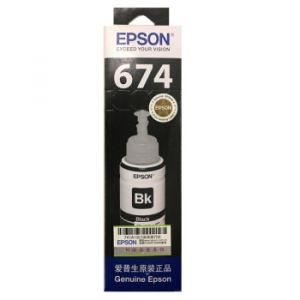 爱普生（Epson）T6741黑色打印机墨水适用于L1800
