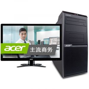Acer（宏碁）VeritonD4306514商用台式电脑G3900/IntelH110/4G/1T/集成显卡/Win7Pro/三年上门/19.5寸显示器