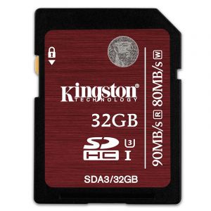 金士顿（Kingston）32GB90MB/sSDClass10UHS-I高速存储卡中国红