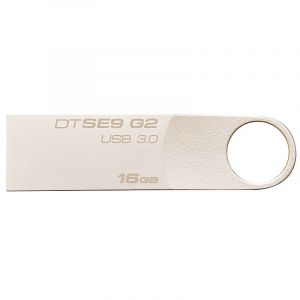 金士顿（Kingston）16GBU盘USB3.0DTSE9G2金属迷你型车载U盘银色亮薄读速100MB/s