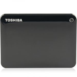 东芝（TOSHIBA）V8CANVIO高端系列2.5英寸移动硬盘（USB3.0）2TB（经典黑）