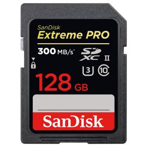 闪迪（SanDisk）128GB读速300MB/s写速260MB/s至尊超极速SDXCUHS-II存储卡V30U3Class10SD卡