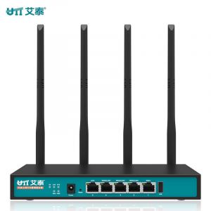 艾泰（UTT）520W大功率穿墙王企业级VPN双频4WAN口上网行为管理