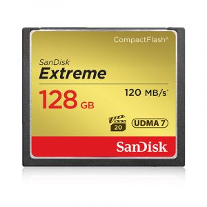 闪迪（SanDisk）128GB读速120MB/s写速85MB/s至尊极速CompactFlash存储卡UDMA7CF卡