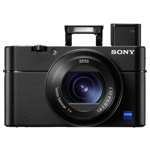 索尼（SONY）DSC-RX100M5（RX100V）黑卡数码相机配16G卡+相机包（等效24-70mmF1.8-2.8蔡司镜头（WIFI/NFC）