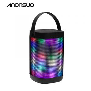 Anonsuo/阿隆索DS-1838无线蓝牙音箱发光七彩灯插卡便携炫彩LED灯