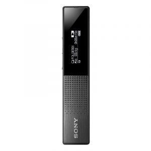 索尼TX650商务数码录音笔专业会议录音棒16G智能降噪录音器英文版ICD-TX650黑色16G