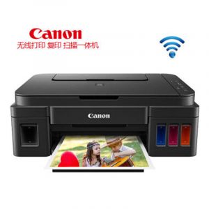佳能（Canon）多功能一体机/G3800 A4喷墨多功能打印机 打印/扫描/复印 支持无线网络打印