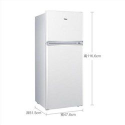 TCL（TCL） BCD118KA9 冰箱 双门冰箱 冷藏冷冻 迷你电冰箱 大冷动力无氟发泡
