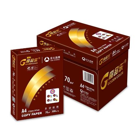 晶彩高品乐复印纸A4-70g8包/箱