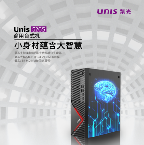 紫光（unis）526S 0030 inter赛扬G5905 8GB 256GB 集成显卡 8L机箱 中标麒麟V7.0 三年有限上门保修+V221F 21.5显示器