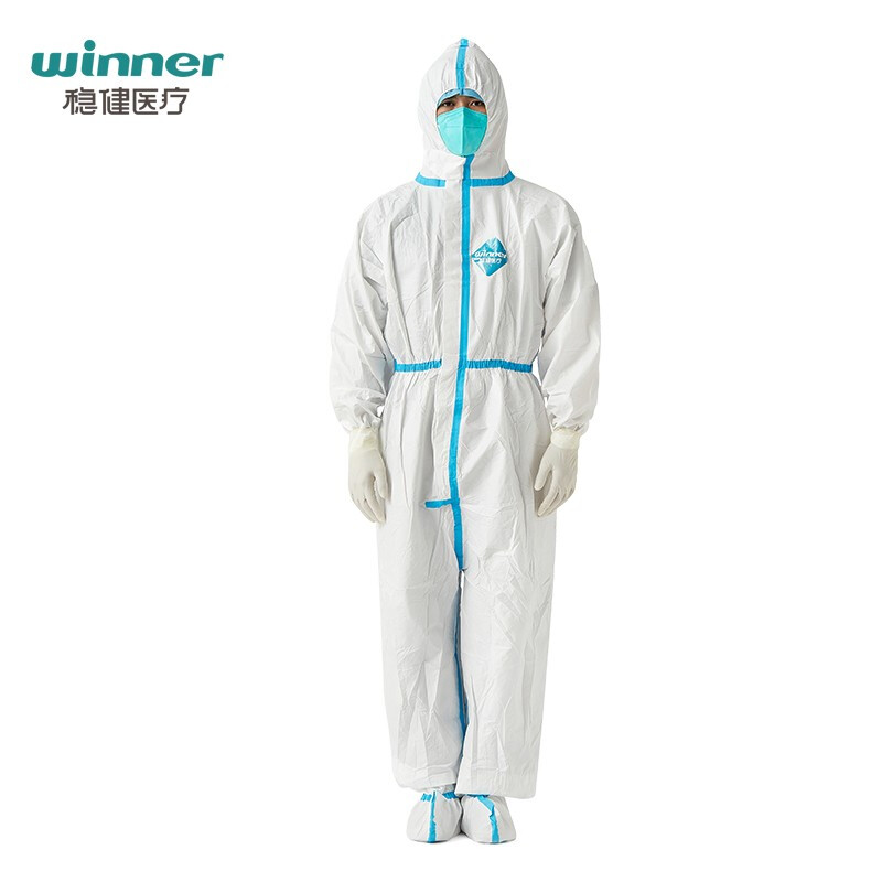 稳健（Winner）一次性医用防护服连身式透气阻隔血液体液分泌物